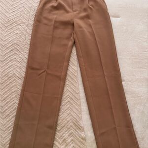 Good American Tan Trouser Pants